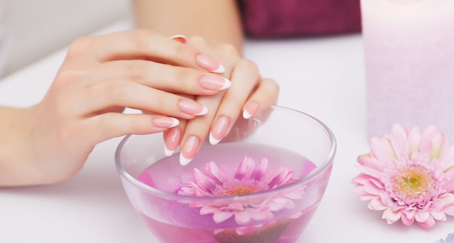 Woman's French Manicured Hands